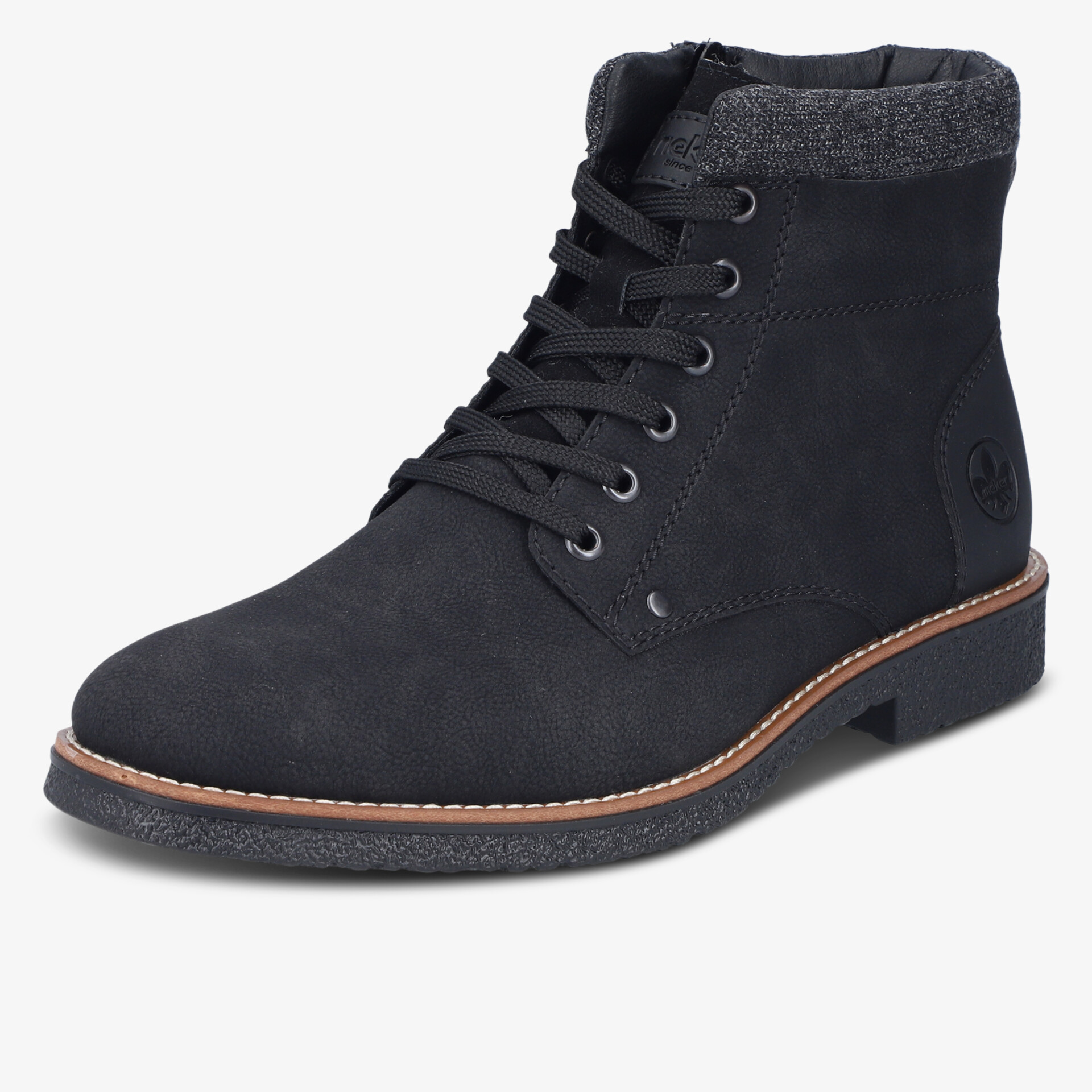 rieker Herren Stiefeletten schwarz