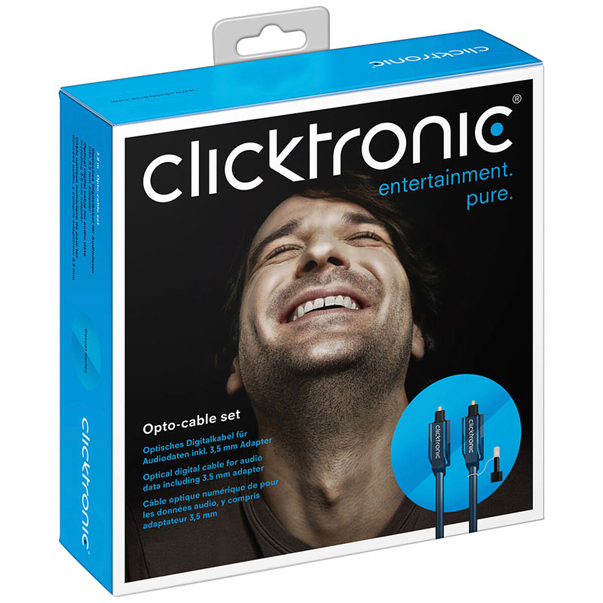 Clicktronic câble Toslink (2 mètres)
