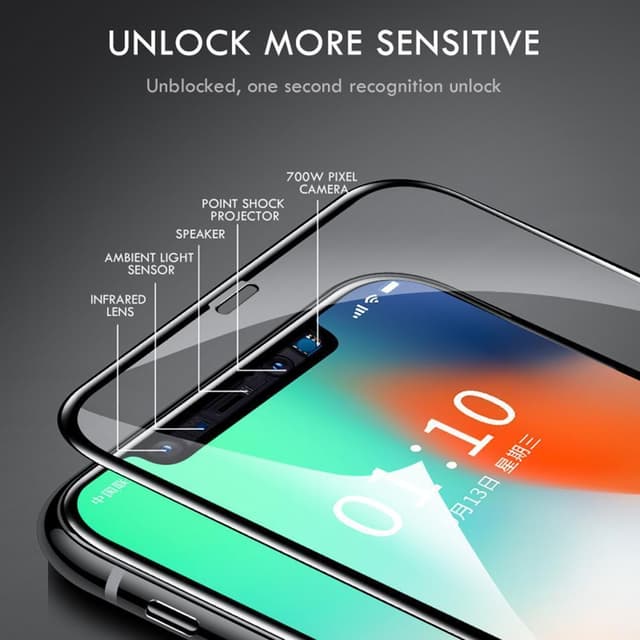 SKALO iPhone XS Max FULL-FIT Hærdet Glas Skærmbeskyttelse