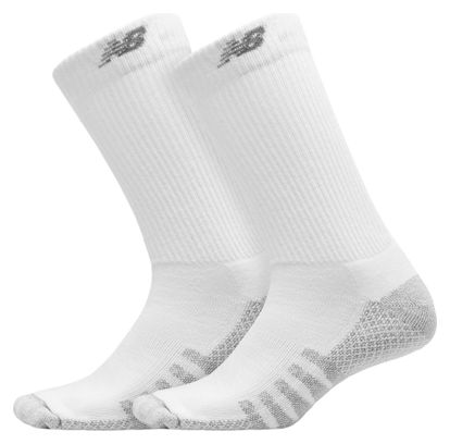 Chaussettes hautes (2 paires) New Balance Coolmax Crew Blanc