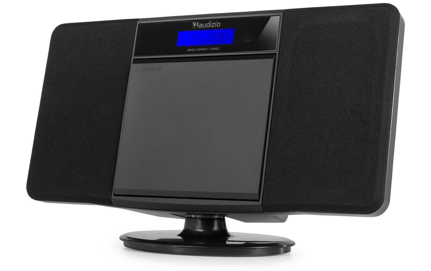 Radio/CD-Player Nimes SchwarzStilvolles Stereo-HiFi-System mit USB und CD-Player