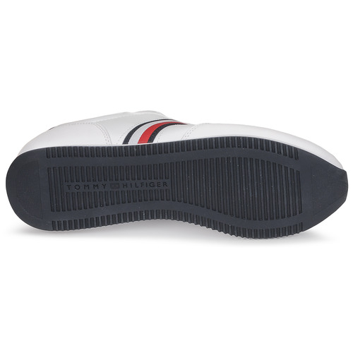 Tommy Hilfiger - CORE LO RUNNER PU LTH - Blanc / Rouge / Marine