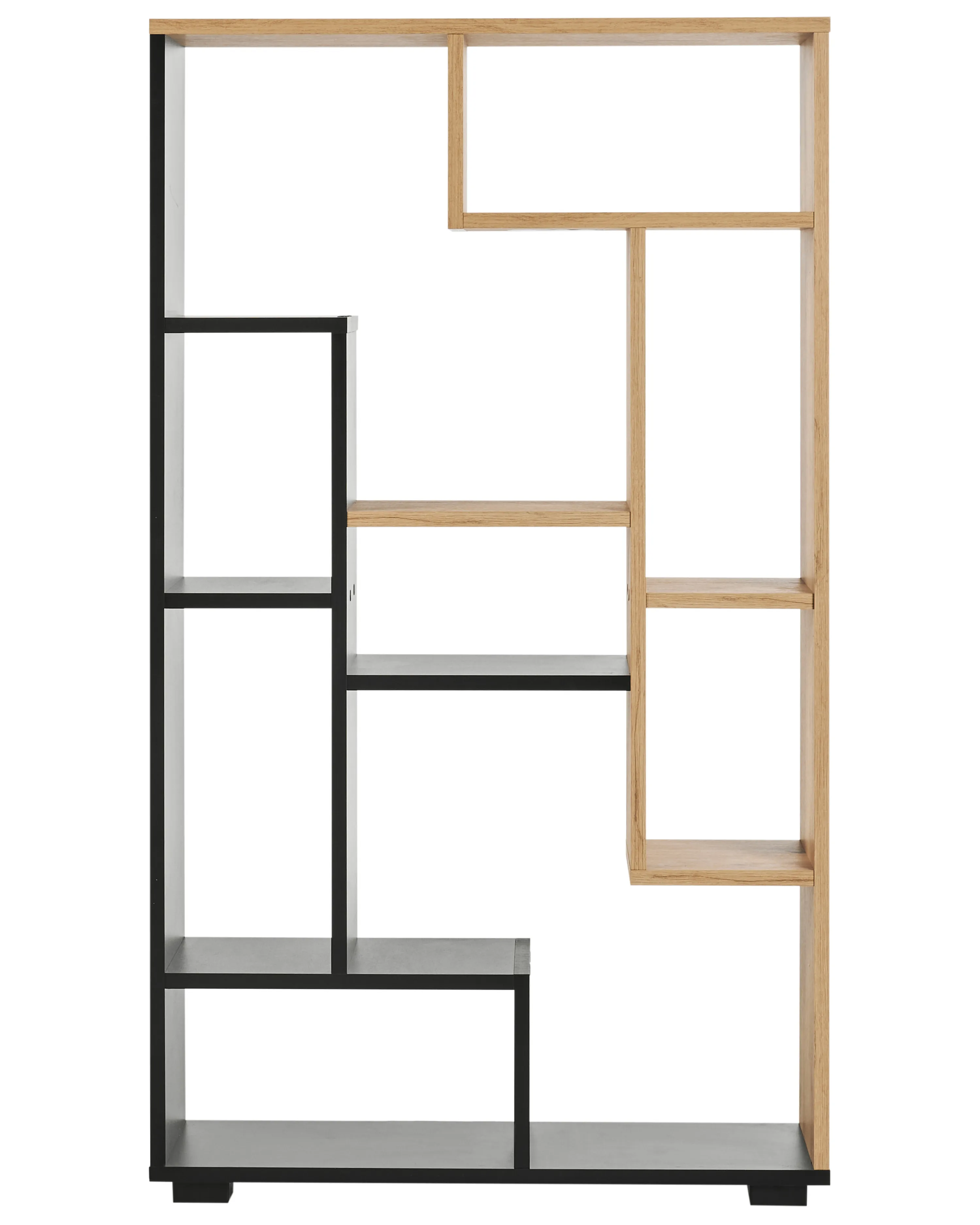 Rek ALMA 122 cm Bruin/zwart