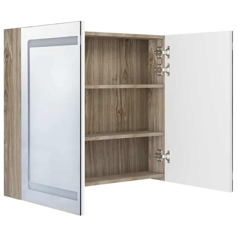 vidaXL - Badkamerkast - Wit - MDF