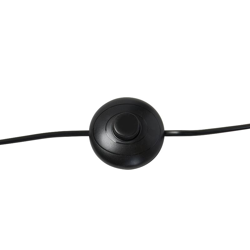 Smart vloerlamp tripod hout met studiospot incl. Wifi B35  - Braha