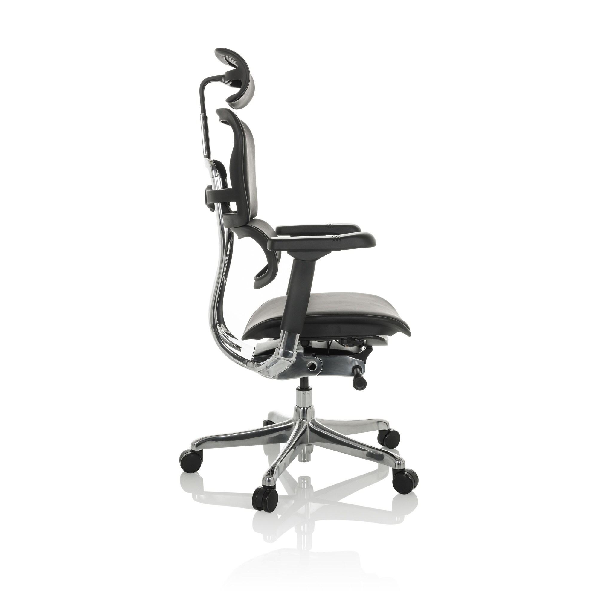 Luxus Chefsessel ERGOHUMAN GEN2 Leder mit Armlehnen (höhenverstellbar) hjh OFFICE