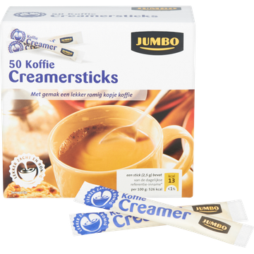 Jumbo Creamer Sticks 50 Stuks