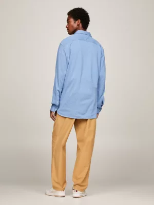 Camisa Popover Piquet de Corte Regular