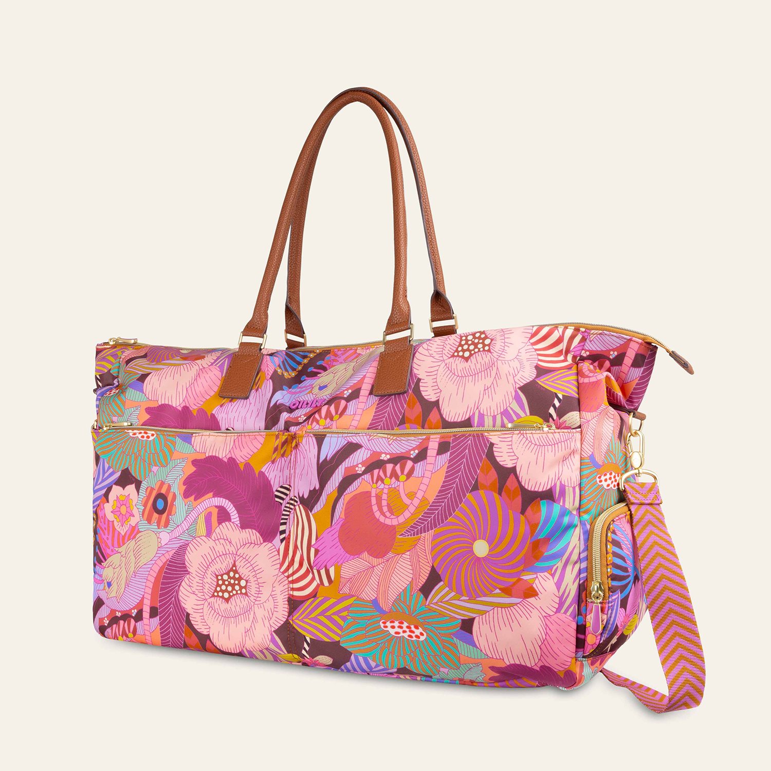 Oilily Wyke Weekender chocolate
