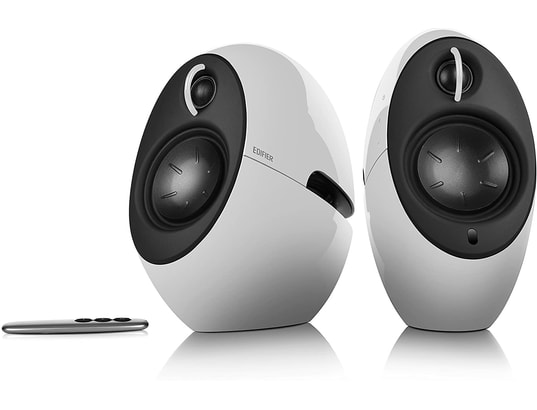 EDIFIER - Enceinte amplifiée 2.0 Luna Eclipse - Kit d'enceintes Design 2.0 Bluetooth Blanc 7...