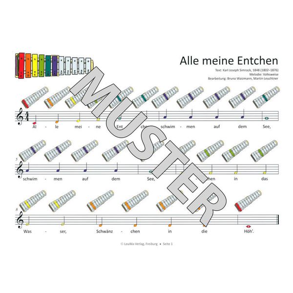 LeuWa-Verlag Kinderlieder Sonor BWG
