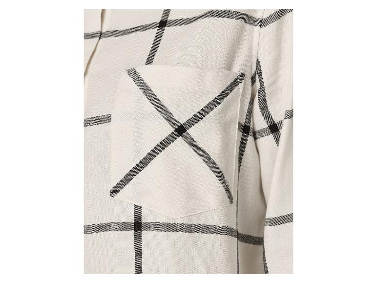 Flanellen dames blouse