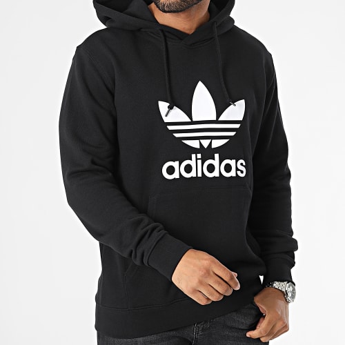 Sweat Capuche Trefoil IM4489 Noir