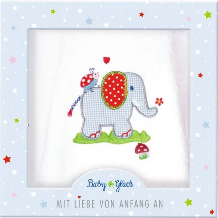 Die Spiegelburg Badeponcho BabyGlück (Elefant), one size