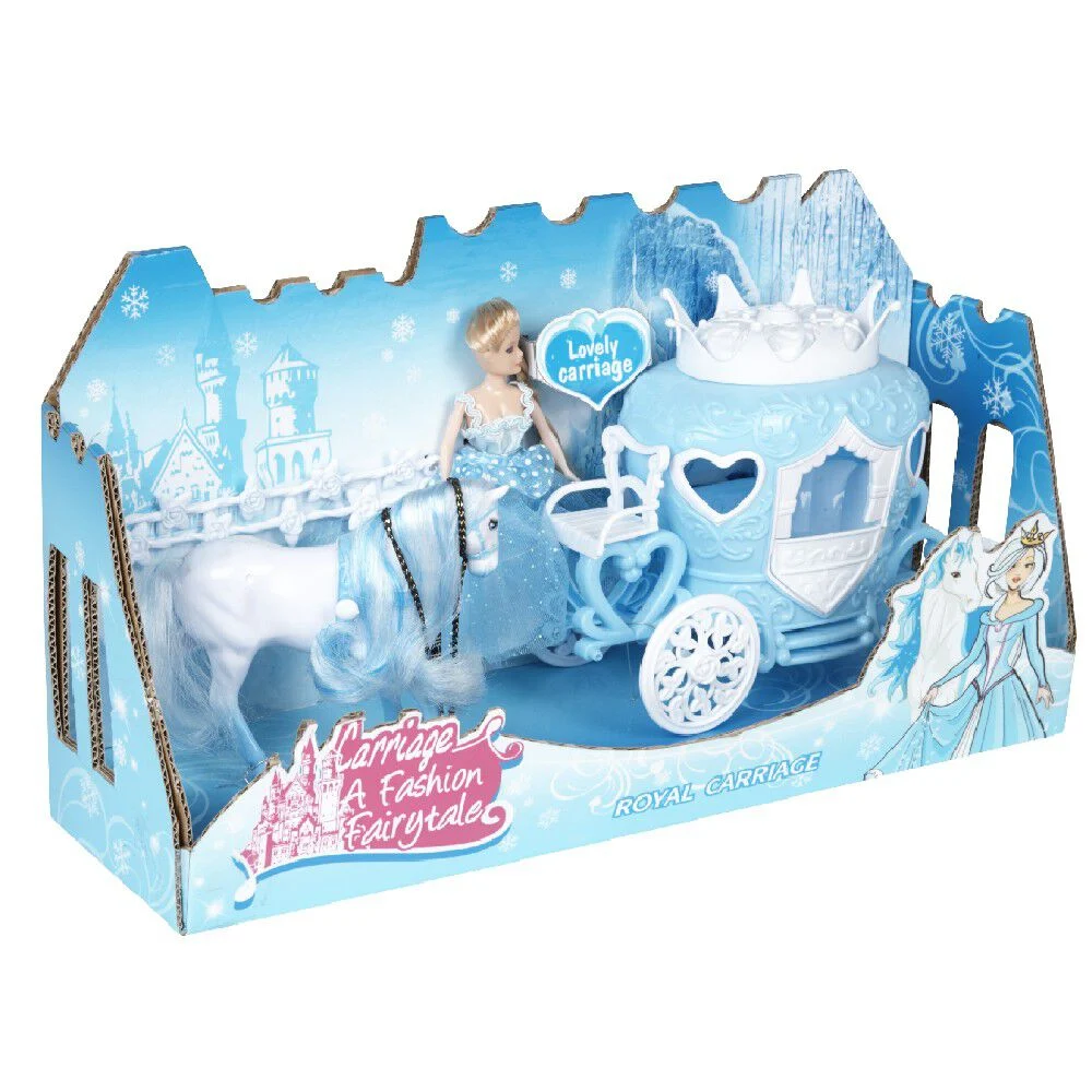 Carrosse et princesse des glaces