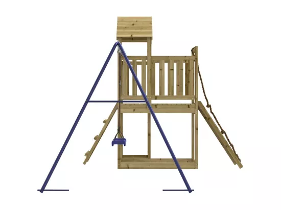 Aire de jeux d'extérieur bois de pin imprégné