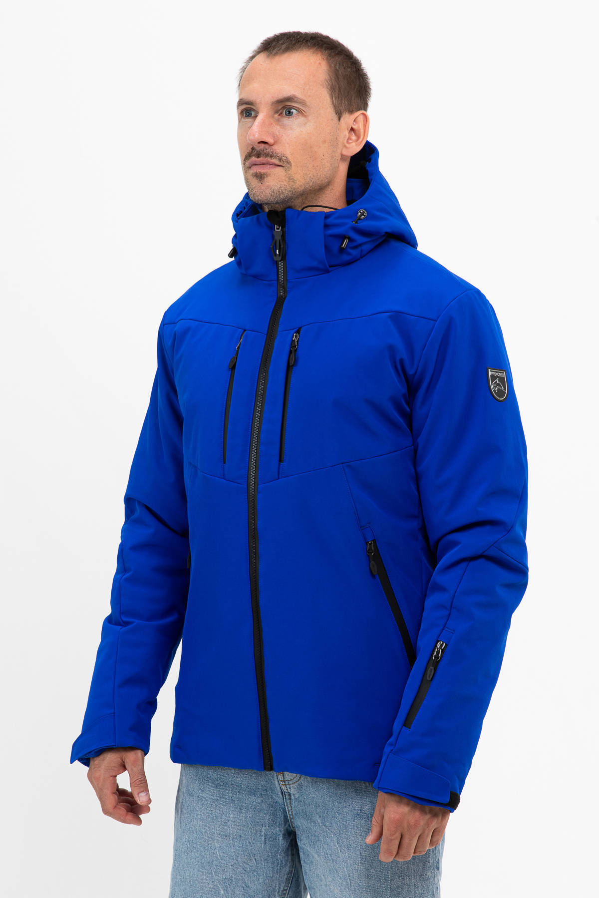 Falcon ski-jack Boris blauw