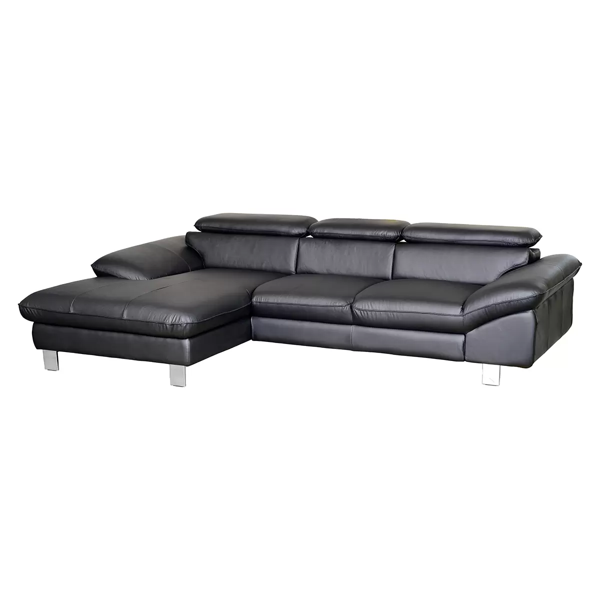 Ecksofa Driver 191 x 126 Schwarz