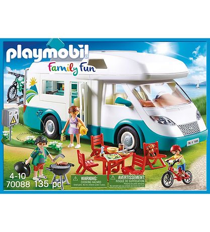 Playmobil Family Fun - Autocamper - 70088 - 135 Dele