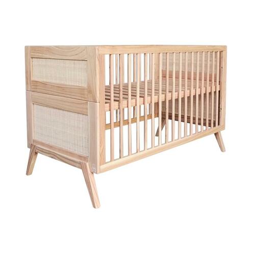 Lit bébé évolutif 70x140 MARELIA BOIS Naturel - THEO