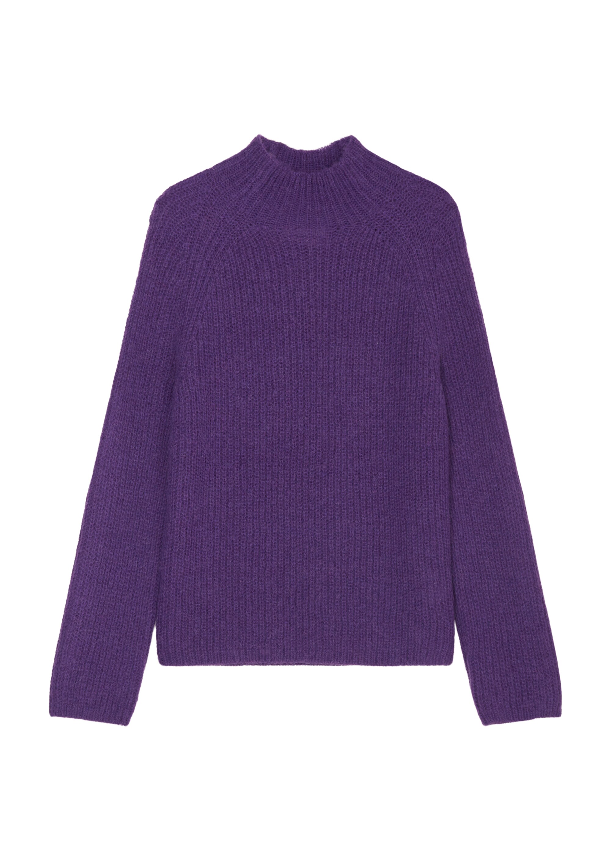 Pullover looseaus flauschigem Schurwolle-Alpakawolle-Mix