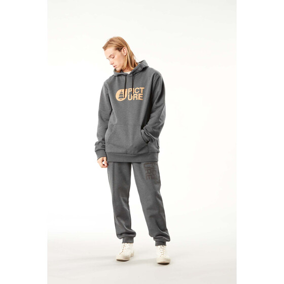 Picture Basement Cork Hoodie Dark Grey Melange Men FA24