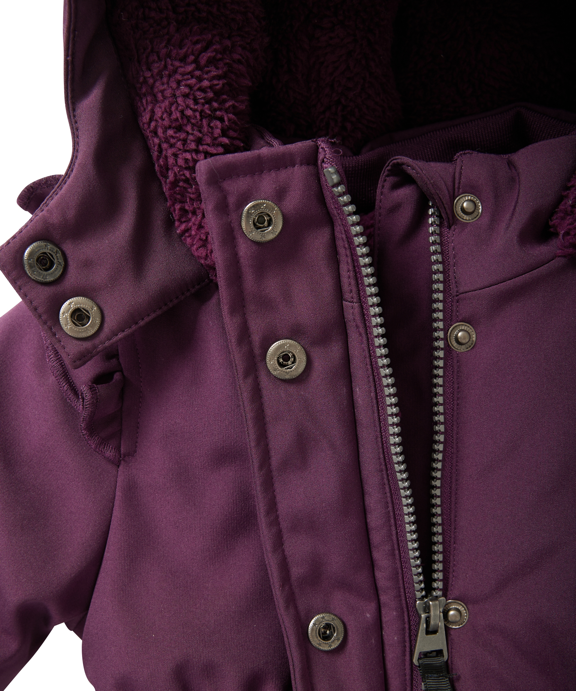 paarse parka jas softshell