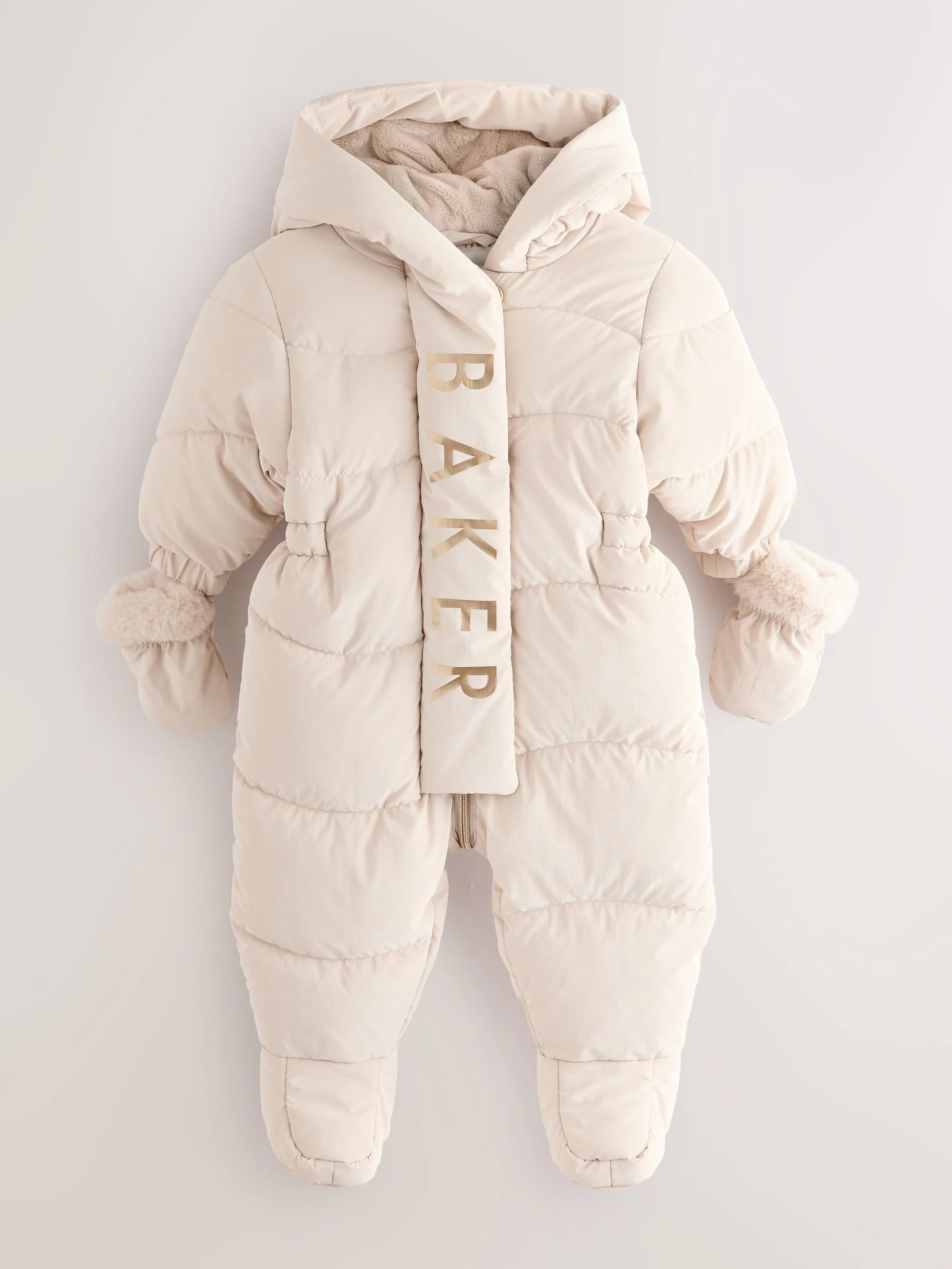 Crème - Baker by Ted Baker gewatteerd sneeuwpak