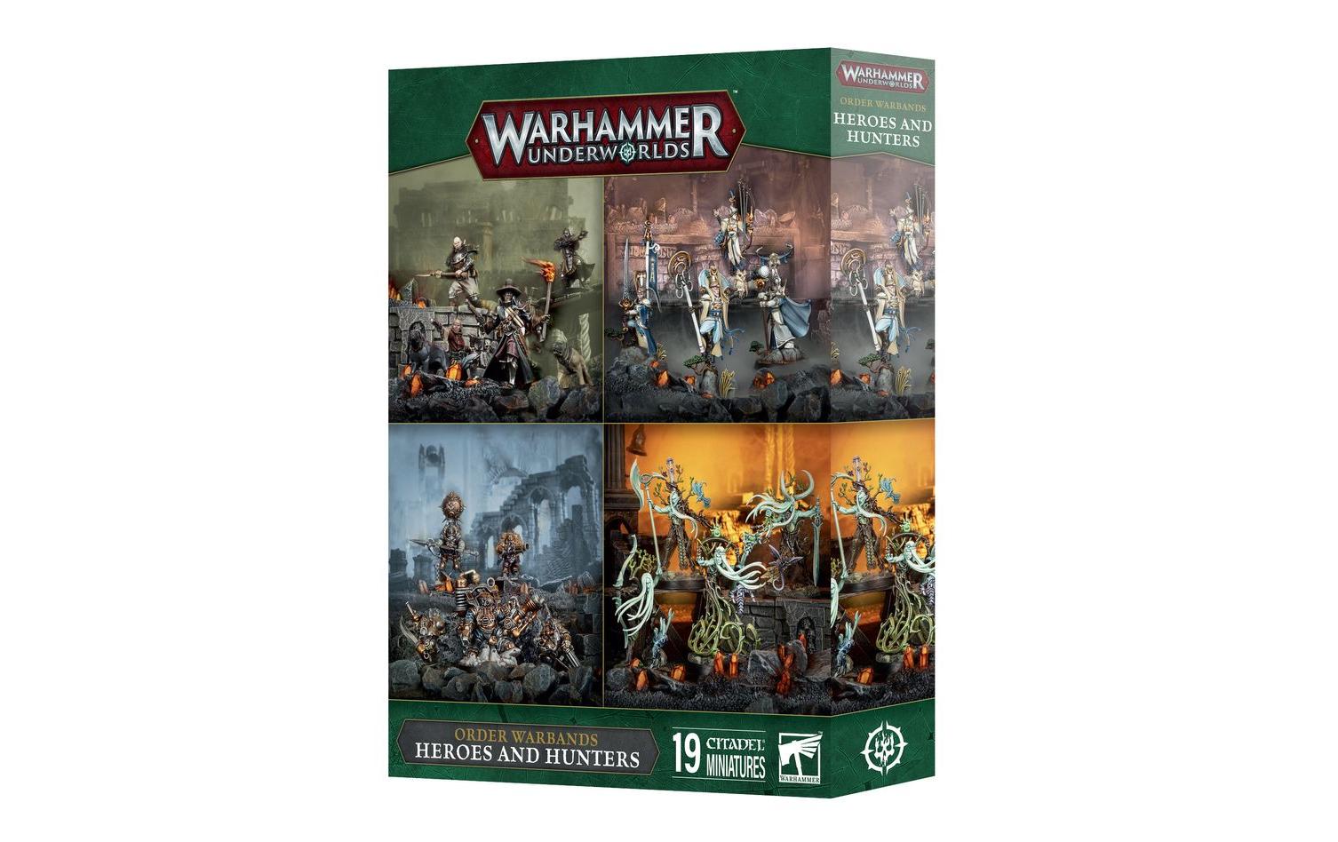 Figurenset Warhammer Underworlds Helden Und JägerKriegerscharen der Ordnung: Helden und Jäger – Bausatz