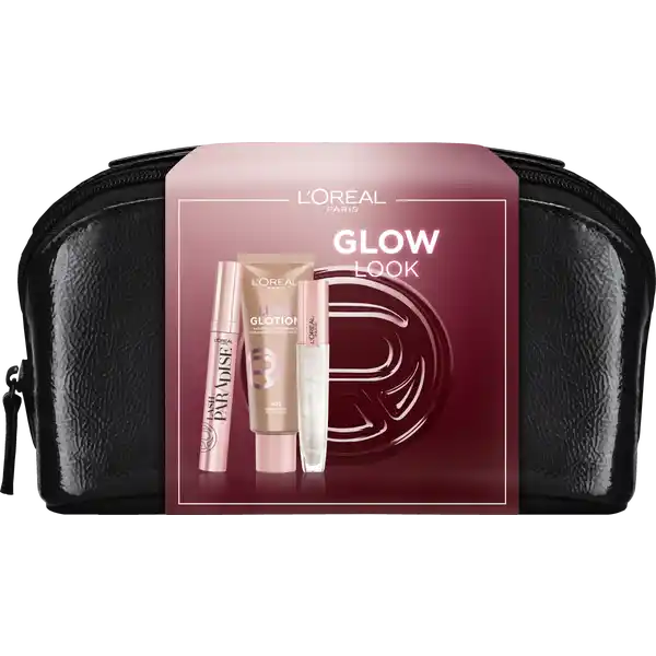 Lash Paradise Mascara + Lumi Enhancer + Lipgloss + Beauty Bag Geschenkset