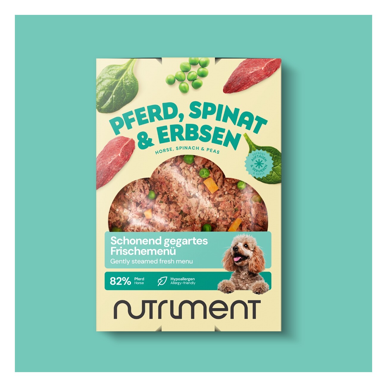 Nutriment Frischemenü Lamm & Pferd Sensitiv Probierpaket 10x400g