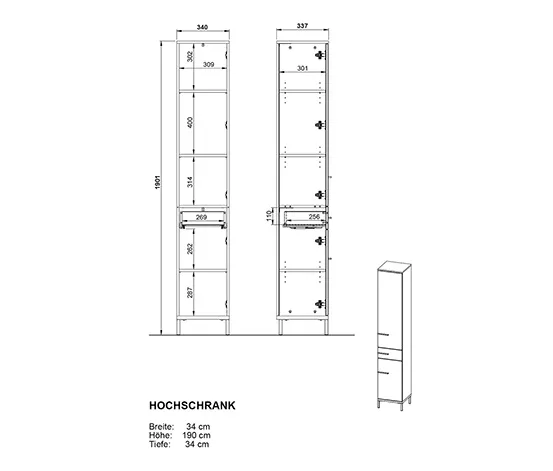 Hochschrank 