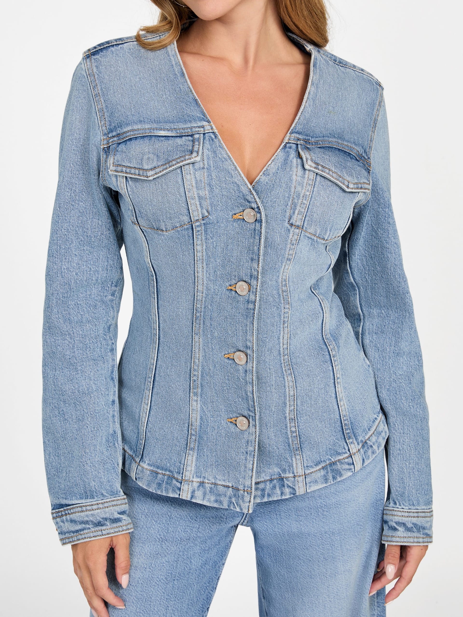 Blazer Eco Camille em Denim