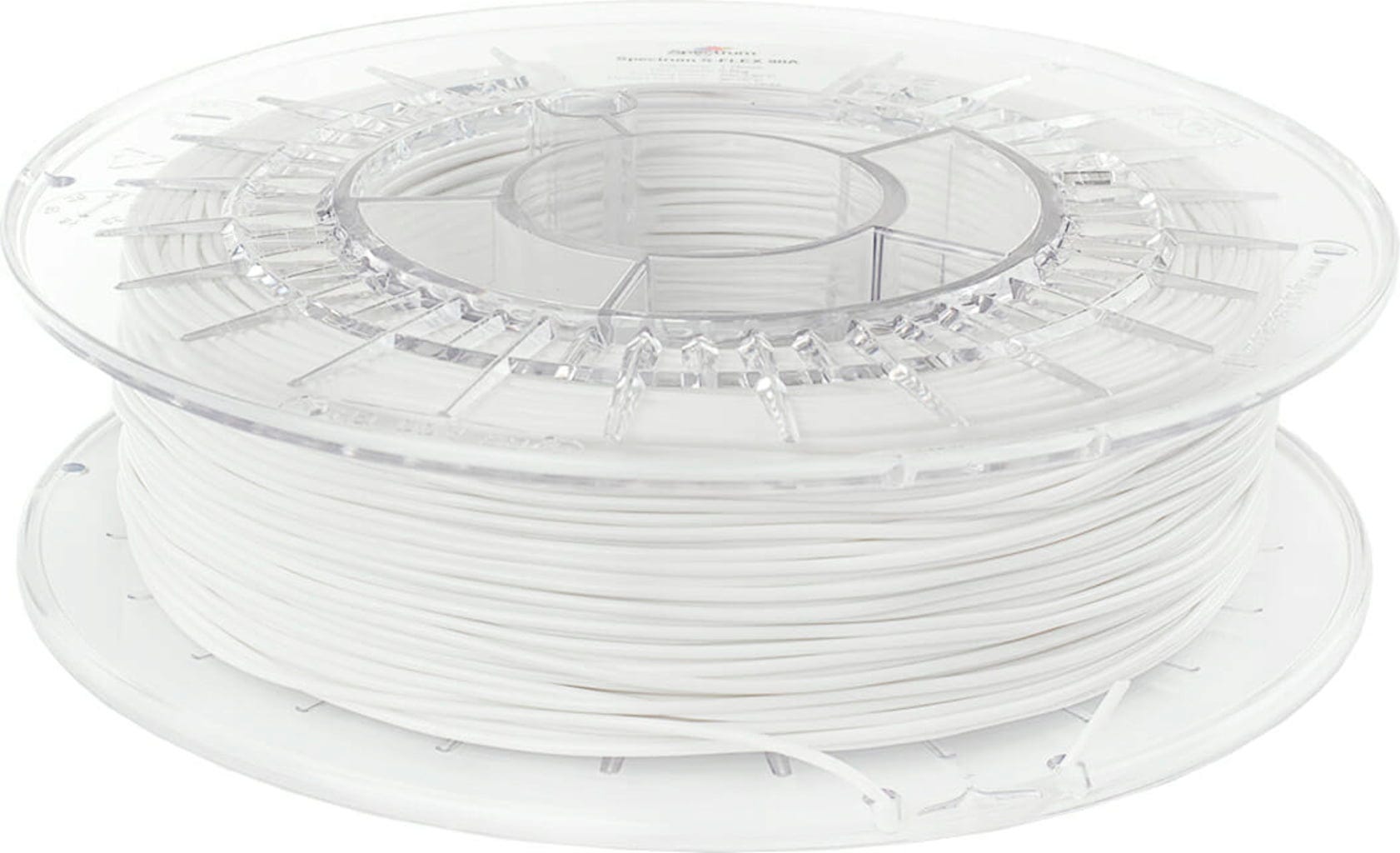 Spectrum  S-Flex 98A Polar White, 1,75 mm / 500 g    Flexibles Filament mit hoher Hydrolysebeständigkeit