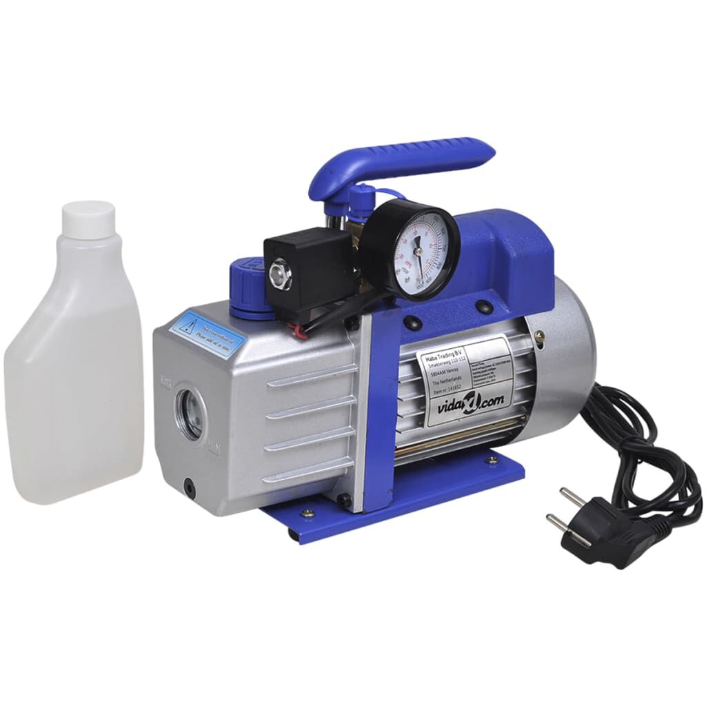 vidaXL Vacuümkamer met eentrapspomp, 7,4 L