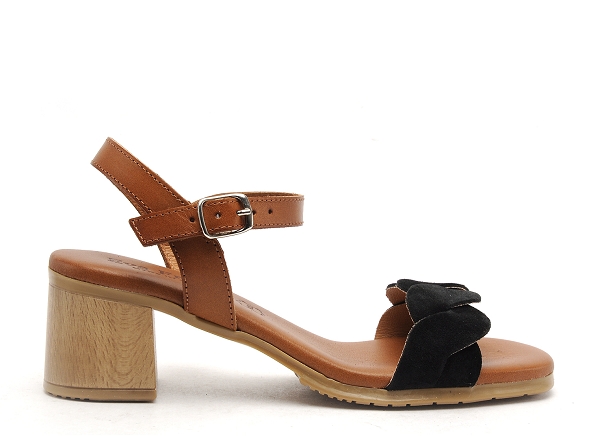 Eva frutos nu pieds talons femme 3439 noir