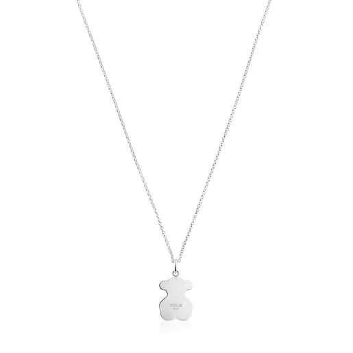 Colar TOUS Pride Bear em prata e esmalte