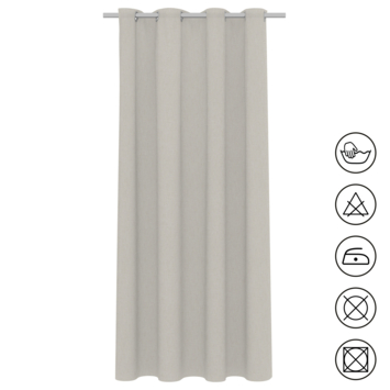 Le Noir & Blanc kant en klaar gordijn half transparant structuur brinta (kleurnr. 1223) 140x270 cm (bxh)
