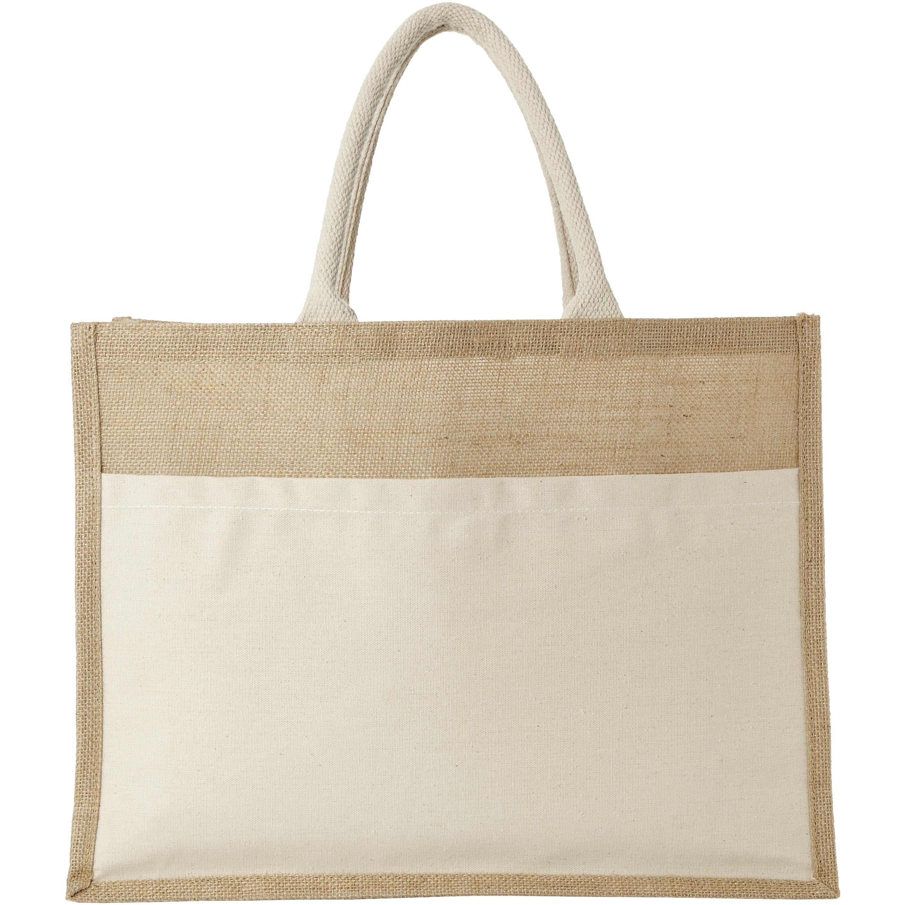 EgotierPro 119526 - Sac shopping jute Mumbay 18L