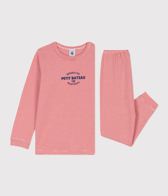 Pyjama rayé en coton enfant