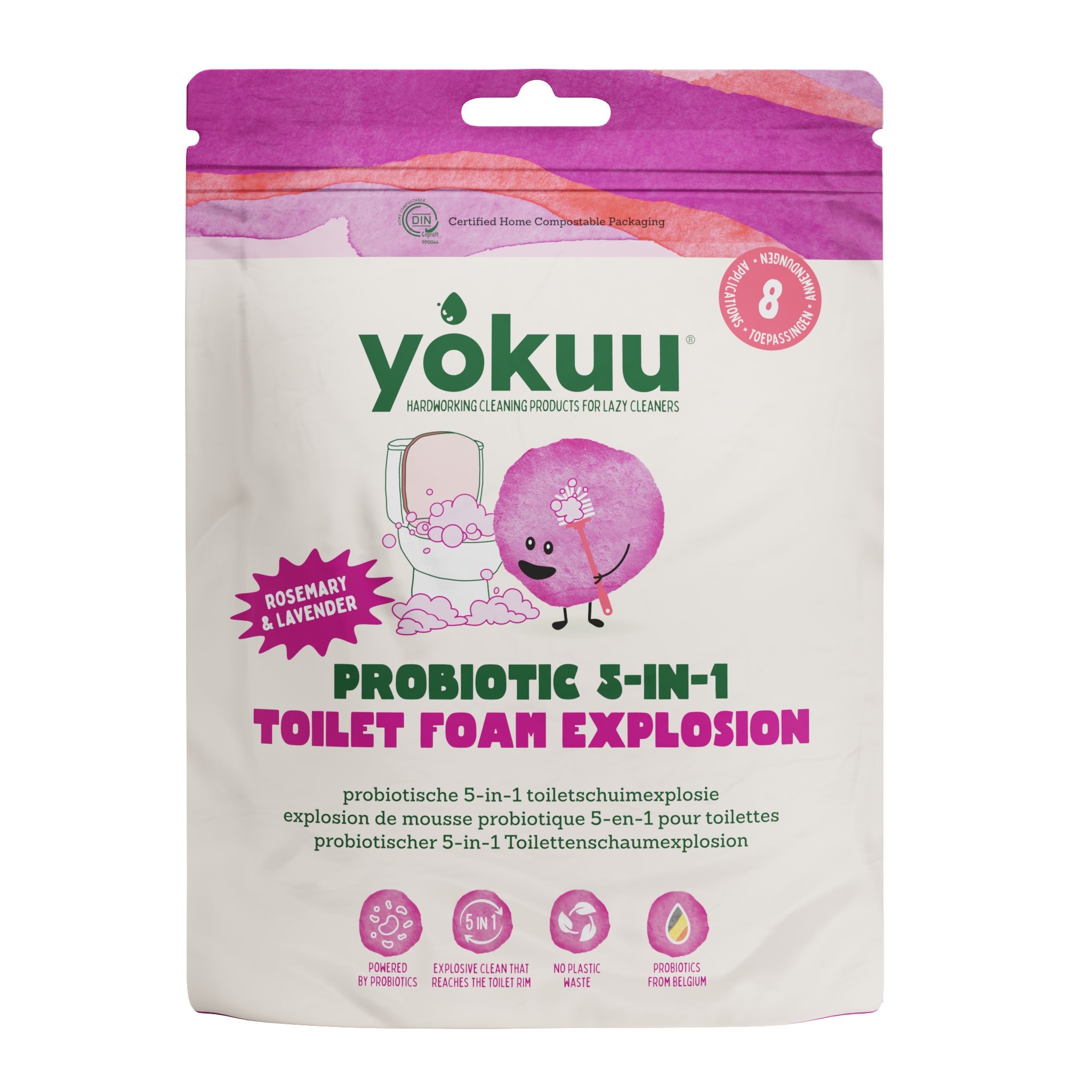 Yokuu Probiotische 5-in-1 Toiletschuimexplosie (800 gr)