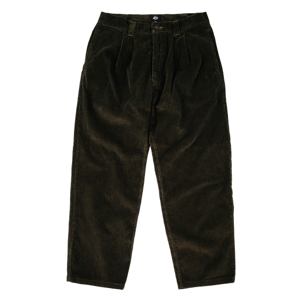 Pantalon chino en velours côtelé OG - Olive