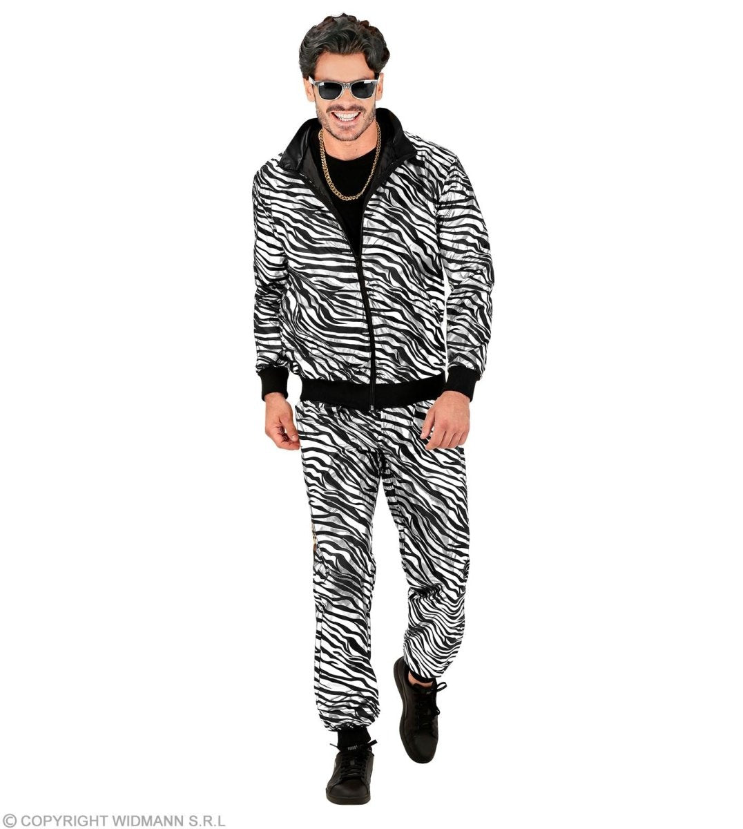 Zebra Trainingspak Fout Zilver