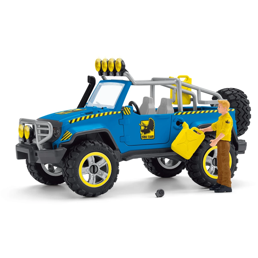 schleich® Spielset Geländewagen mit Dino-Außenposten 41464