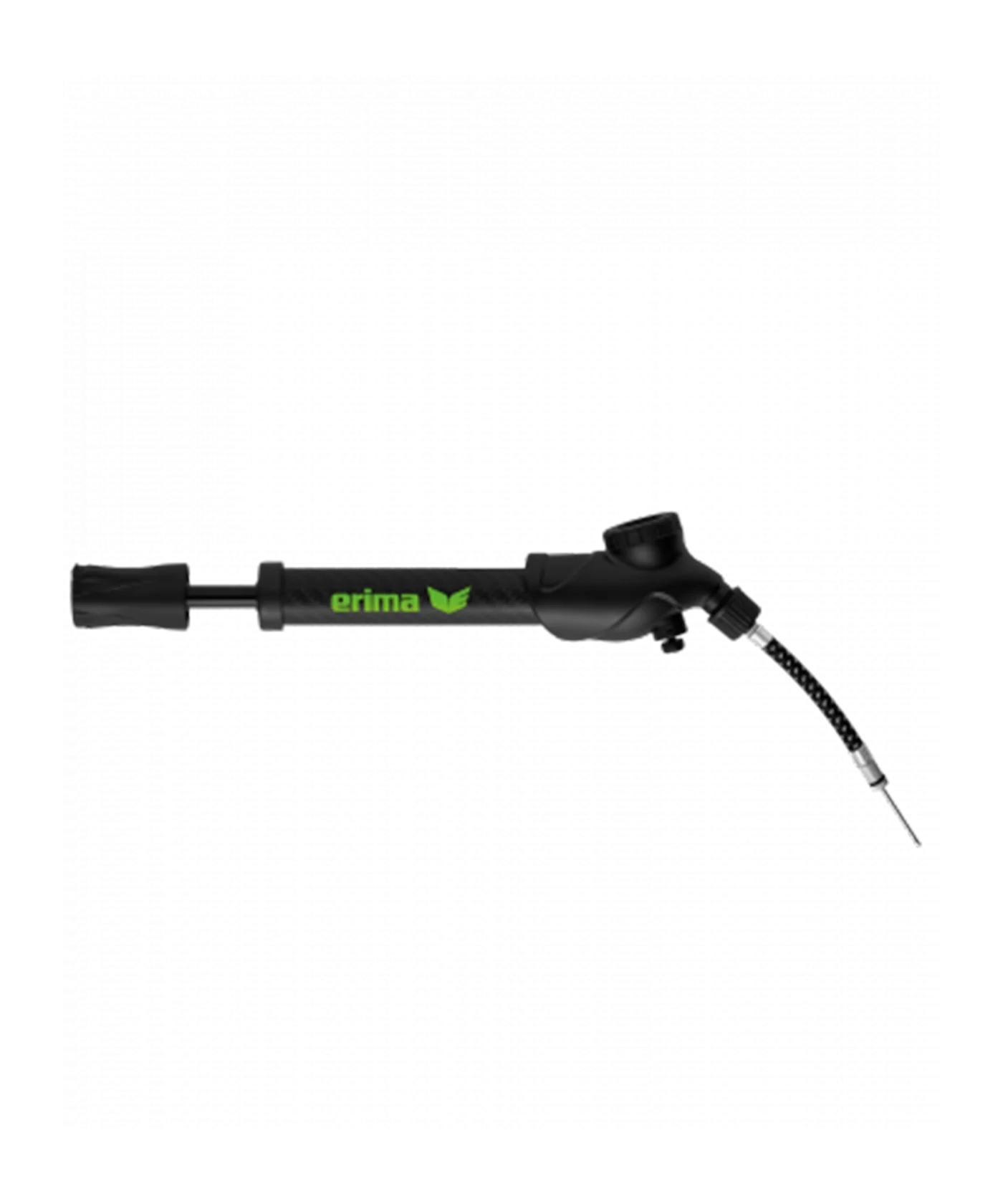 Erima Ballpumpe mit Luftdruckmesser Schwarz