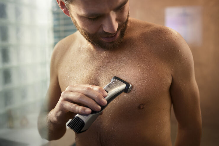 Philips Philips Bodygroom Series 7000 Trimmer til lyske og krop, tåler vand