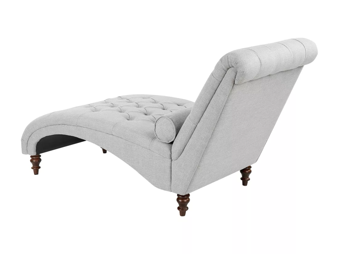 Chaise longue grise MURET