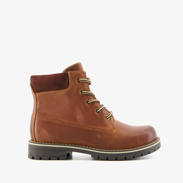 Hush Puppies leren jongens veterboots