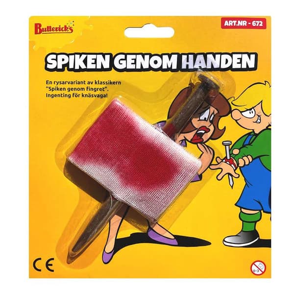 Spik Genom Handen - Halloween Skämt