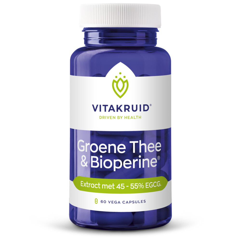 Vitakruid Groene Thee & Bioperine 60 vegacapsules